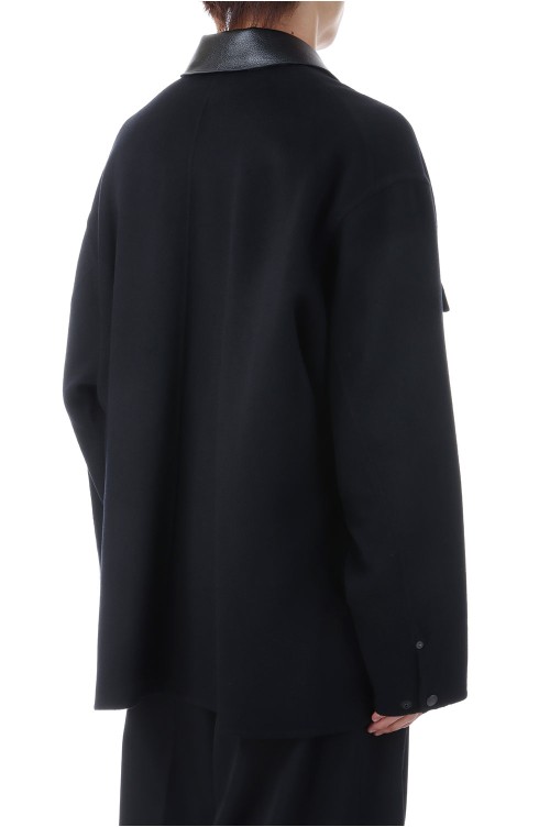 River Melton Coverall Jacket(YK25FW01035B)-BLACK- | セレクト