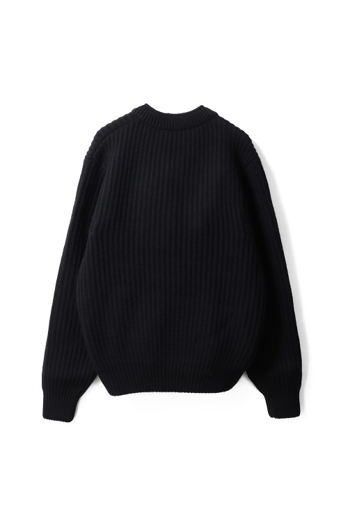 Double Breasted Knit Blouson(YK25FW01107S)-BLACK- | セレクト