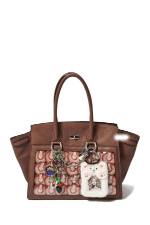 BREW-DYED LEATHER ITA BAG / COFFEE (25AW82BG67)