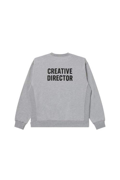 CREATIVE DIRECTOR CREW SWEAT - H.GRAY (ANCFW25CS03) | セレクト