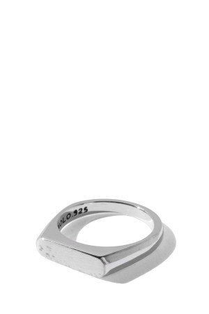 Signet Ring with Hair Line -Thin- / Silver (XOR120)