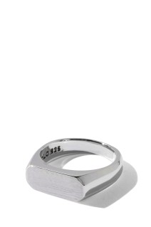 Signet Ring with Hair Line -Thiick- / Silver (XOR121)
