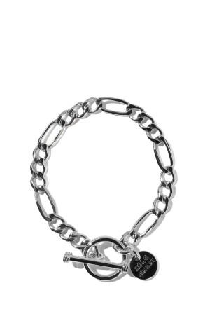 Figaro Link Bracelet -6mm- / Silver (XOB012-17)