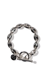 Caviar Link Bracelet -8mm- / Silver (XOB030-17)