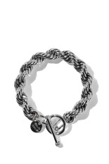 Twist Link Bracelet -10mm- / Silver (XOB062-19)