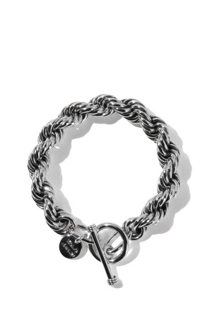 Twist Link Bracelet -10mm- / Silver (XOB062-19)