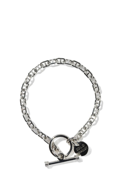 Solid Anchor Link Bracelet -4mm- / Silver (XOB107-19) | セレクト