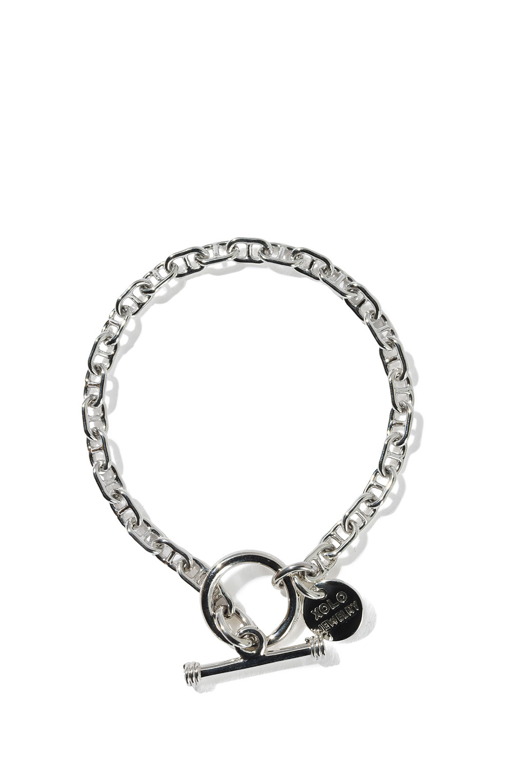 Solid Anchor Link Bracelet -4mm- / Silver (XOB107-19) | セレクト