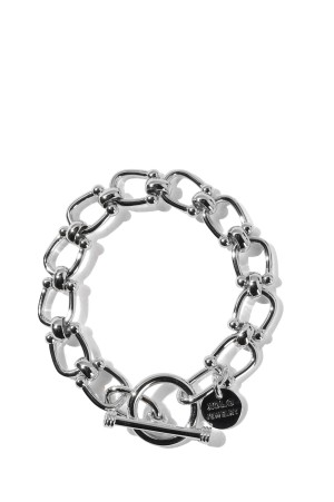 Horseshoe Bracelet -10mm- / Silver (XOB114-17)