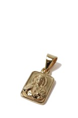 Medal Charm -Heart of Jesus- / Gold (XOC007G)