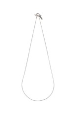 Tiny French Rope Link Necklace -60cm/Silver- (XON042-60)
