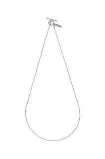 Tiny French Rope Link Necklace -50cm/Silver- (XON042-50)