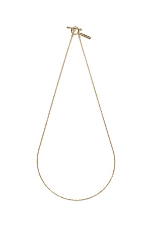 Tiny French Rope Link Necklace / Gold (XON042-50G)