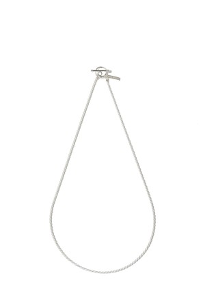 French Rope Link Necklace / Silver (XON043-50)