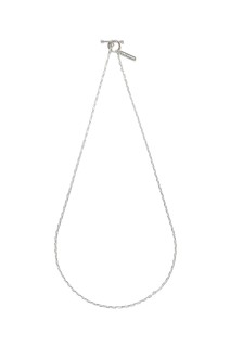 Tiny Solid Anchor Link Necklace -50cm/Silver- (XON046-50)