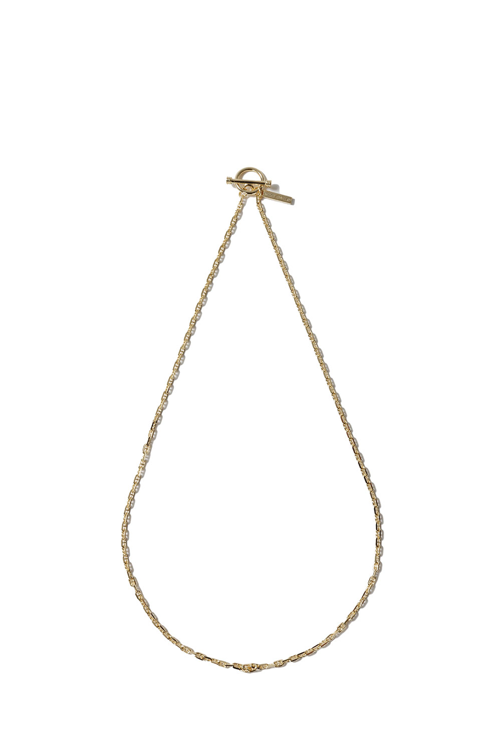 Solid Anchor Link Necklace -50cm/Gold- (XON047-50G) | セレクト