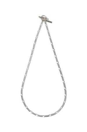 Figaro Link Necklace -4mm- / Silver (XON050-50)