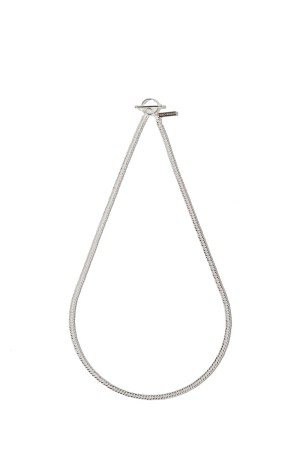 Flat Link Necklace -Double- / Silver (XON052-50)