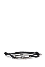 Homage Link Silk Code Bracelet / Black (XOCB001-BLK)