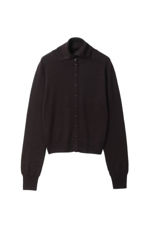 Tencelwool Highneck Knit - CHOCOLATE (12610520)