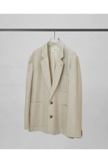 Boyfriend Linen Jacket - ECRU (12610107)