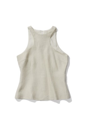 Linen Americansleeve Tops - ECRU (12610425)
