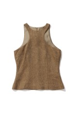 Linen Americansleeve Tops - BEIGE (12610425)