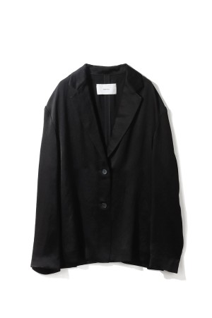 Satin Over Jacket - BLACK (12610103)