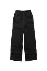 Satin Easy Pants - BLACK (12610704)