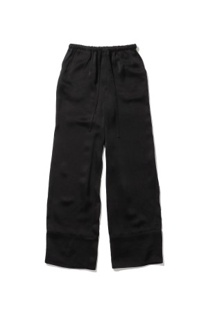 Satin Easy Pants - BLACK (12610704)