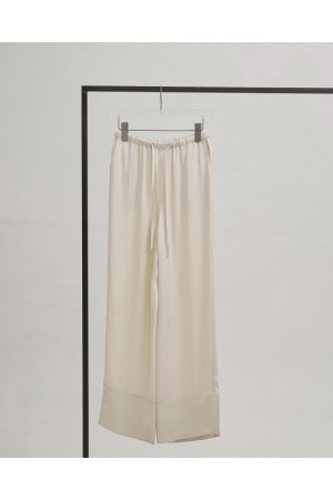 Satin Easy Pants - ECRU (12610704)
