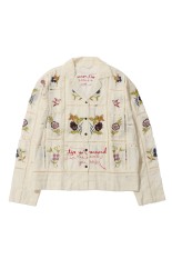 Embroidery Patchwork Shirts - ECRU (12610428)