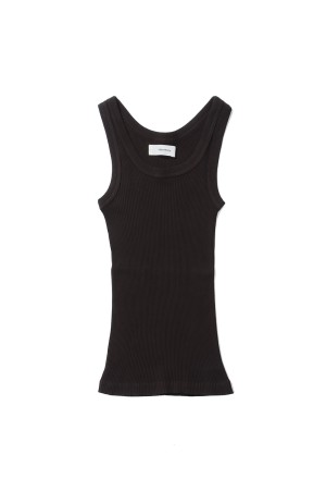 Useful Seamless Rib Tanktop - DARK BROWN (12610621)