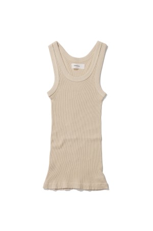 Seamless Rib Tanktop - SAND (12610612)