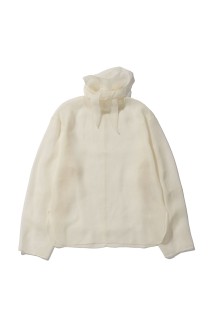 Sheer Tie Blouse - ECRU (12610415)