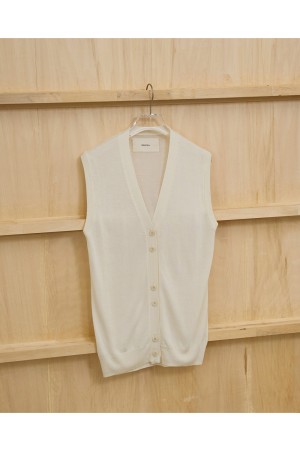 Tencelsilk Knit Vest - ECRU (12610517)