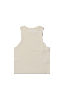 Crewneck Knit Tanktop - ECRU (12610530)