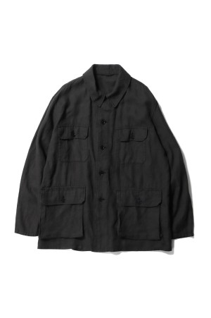 Safari Shirt Jacket / INK BLACK (KS26SJK18)