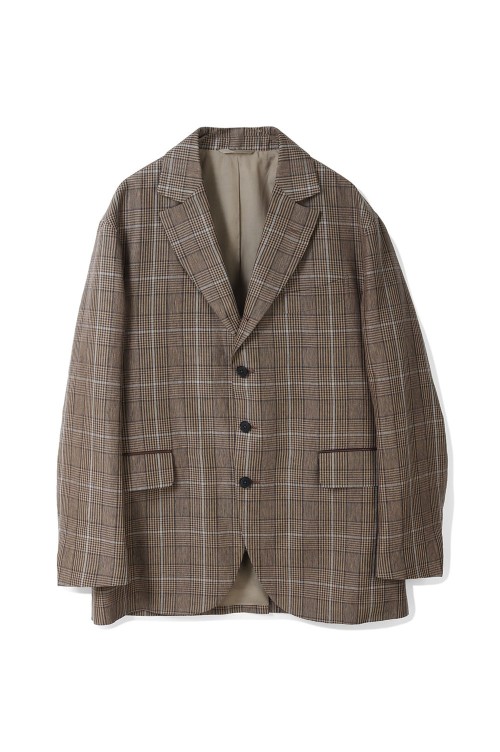 4B Hunter Jacket - BROWN PLAID (KS26SJK04) | セレクトショップ