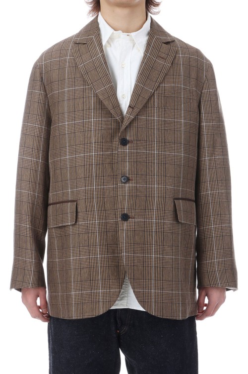 4B Hunter Jacket - BROWN PLAID (KS26SJK04) | セレクトショップ