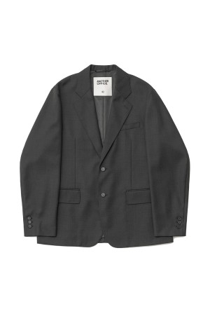 Legacy Single Wool Blazer / HEATHER CHARCOAL (AOEFJK012)