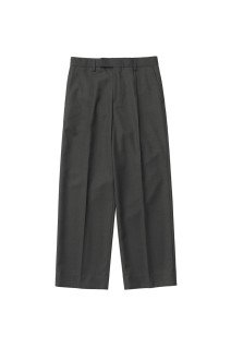 Legacy Wool Trouser / HEATHER CHARCOAL (AOEFPT013)