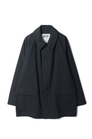 Voyager Half Balmacaan Coat / CHARCOAL NAVY (AOFSJK022)