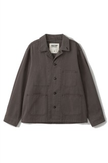 French Garment Work Jacket / CHARCOAL BROWN (AOFSJK010)