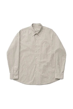 Ordinary Check Shirt - ECRU (AOFSSH004)