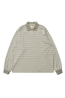 Brief Stripe Rugby TEE - LIGHT KHAKI (AOFSTS013)