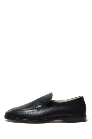x foot the coacher The Leather Loafer - BLACK (YK26SS01264A)