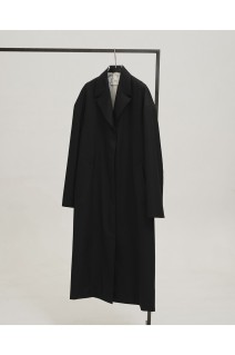 Wool100% Spring Coat -BLACK (12610003)