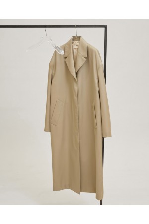 Wool100% Spring Coat -SAGE(12610003)