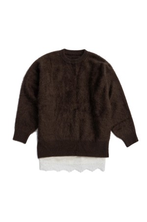 Mink-Processed Knit - BROWN (31252365105)